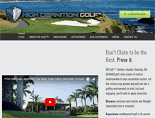 Tablet Screenshot of hdgolf.com